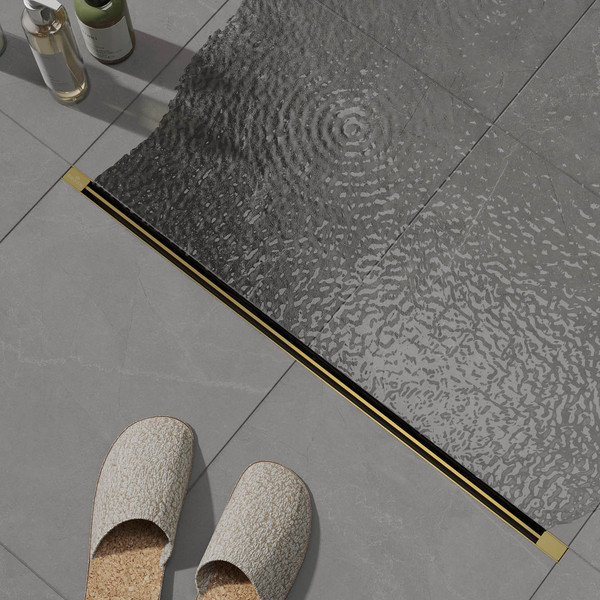 Изображение товара Трап для душа Roxen Slim Gold 91060-120GB