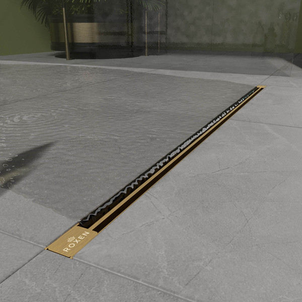 Изображение товара Трап для душа Roxen Slim Gold 91060-120GB