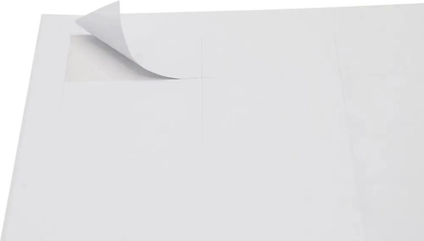 Изображение товара Набор этикеток Silwerhof A4 38x21.2мм 65шт на листе (50л, белый матовый)