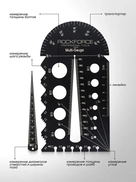 Изображение товара Шаблон разметочный RockForce RF-44095 (63741)