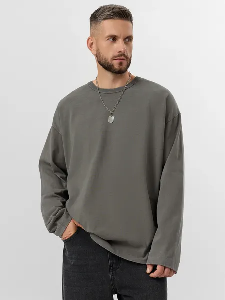 Изображение товара Лонгслив Mark Formelle 121902 (р.108-182/188, acid wash светло-серый)