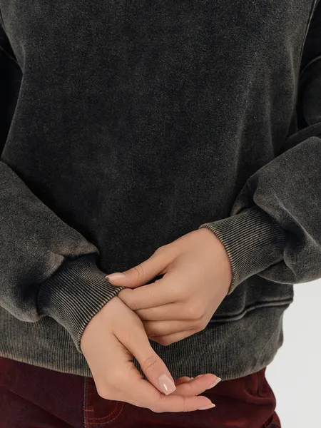 Изображение товара Свитшот Mark Formelle 122778/1 (р.164/170-88-94, acid wash черный)