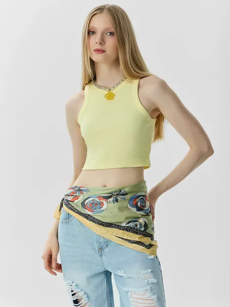 Изображение товара Кроп-топ Mark Formelle 302764 (р.164/170-84-90, лимонный)