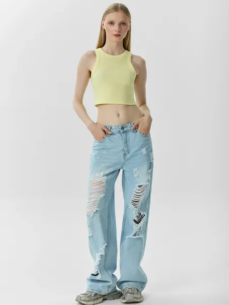 Изображение товара Кроп-топ Mark Formelle 302764 (р.164/170-88-94, лимонный)