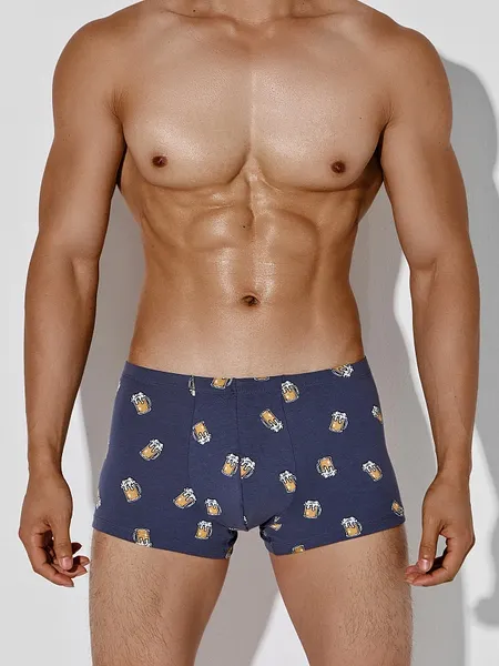 Изображение товара Комплект мужских трусов Mark Formelle 411122-3 (р.94-104, пиво на грозе/черный/медведи на черном)