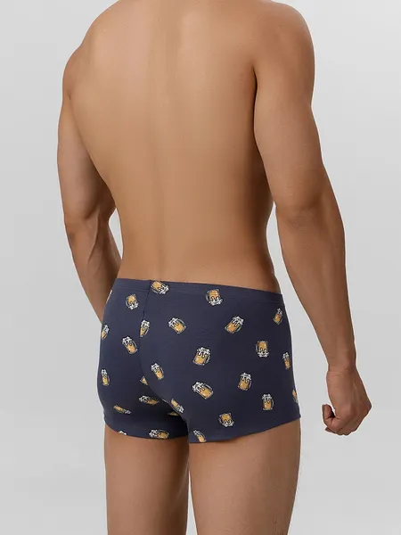 Изображение товара Комплект мужских трусов Mark Formelle 411122-3 (р.94-104, пиво на грозе/черный/медведи на черном)