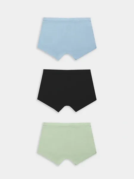 Изображение товара Комплект мужских трусов Mark Formelle 411216-3 (р.94-104, графит/пыльный голубой/зеленая дымка)