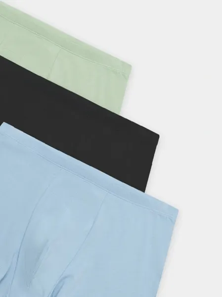 Изображение товара Комплект мужских трусов Mark Formelle 411216-3 (р.94-104, графит/пыльный голубой/зеленая дымка)