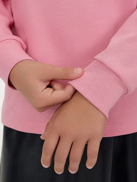 Изображение товара Лонгслив детский Mark Formelle 127908/1 (р.140-68, розовый/декор)