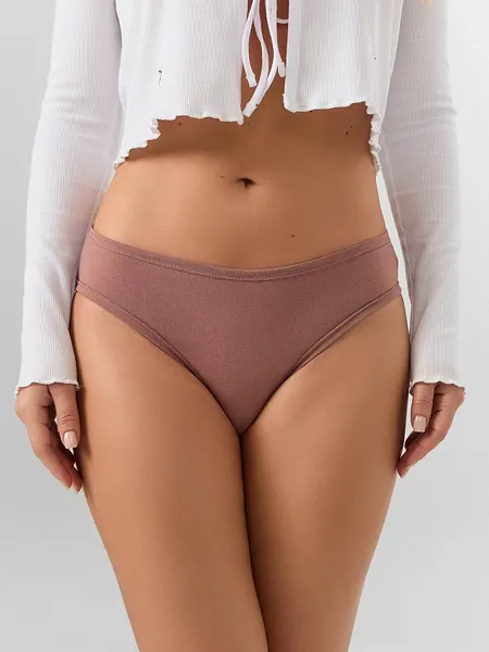 Изображение товара Комплект женских трусов Mark Formelle 412623-3 (р.94, кофейно-розовый)