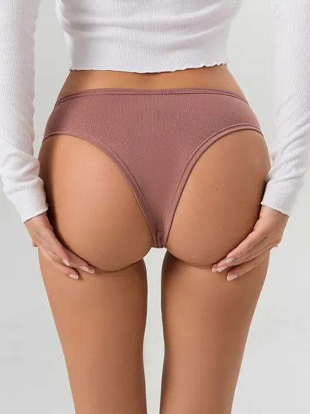 Изображение товара Комплект женских трусов Mark Formelle 412623-3 (р.94, кофейно-розовый)
