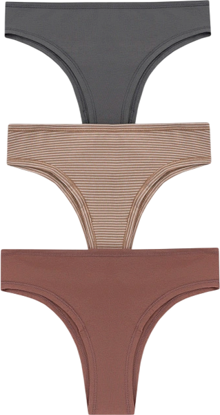 Изображение товара Комплект женских трусов Mark Formelle 412623-3 (р.94, кофейно-розовый)