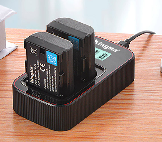 Изображение товара Зарядное устройство для аккумулятора для камеры Kingma BM058-LPE6