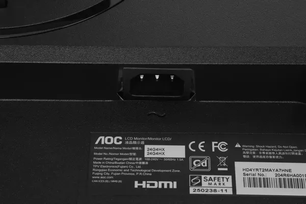 Изображение товара Монитор AOC Gaming 24G4HX (черный)