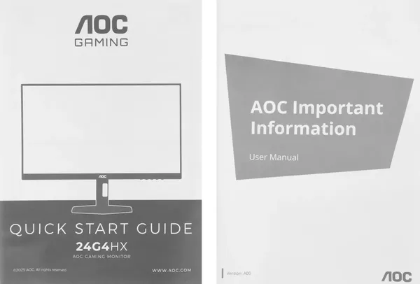 Изображение товара Монитор AOC Gaming 24G4HX (черный)
