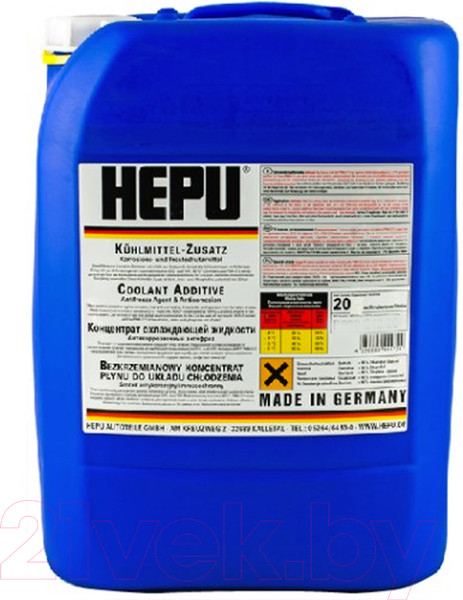 Изображение товара Антифриз Hepu G12+ Концентрат / P999-G12PLUS-020 (20л, фиолетовый)