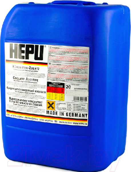 Изображение товара Антифриз Hepu G12+ Концентрат / P999-G12PLUS-020 (20л, фиолетовый)
