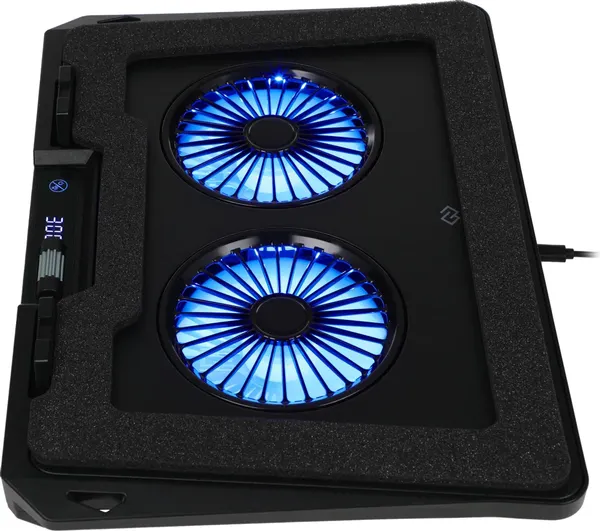 Изображение товара Подставка для ноутбука Digma D-NCP170-2X110RGB (черный)