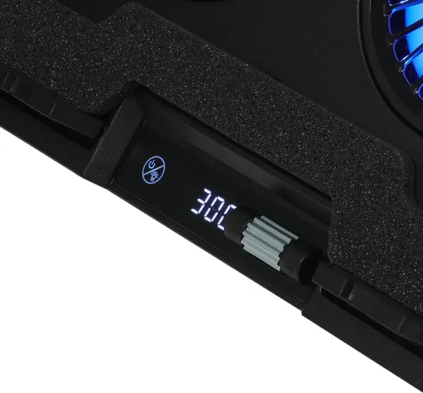 Изображение товара Подставка для ноутбука Digma D-NCP170-2X110RGB (черный)