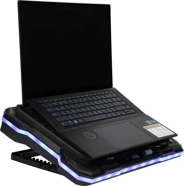 Изображение товара Подставка для ноутбука Digma D-NCP190-1X100RGB (черный)