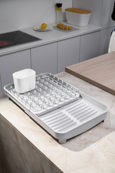 Изображение товара Сушилка для посуды AMBIENT Omni / AOM012PPGR (светло-серый)