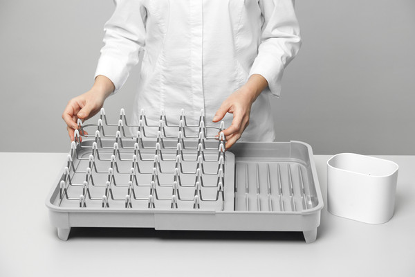 Изображение товара Сушилка для посуды AMBIENT Omni / AOM012PPGR (светло-серый)