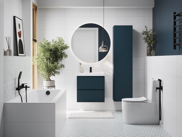 Изображение товара Унитаз напольный Cersanit Moduo Vortex 011 3/5 DP L EO Slim LP / 69192