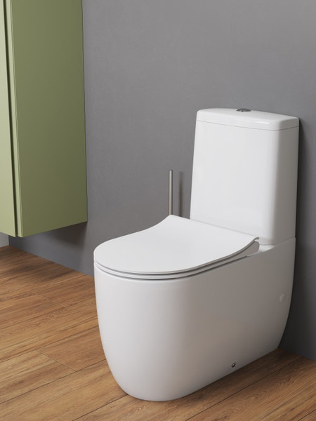 Изображение товара Унитаз напольный Cersanit Moduo Vortex 011 3/5 DP L EO Slim LP / 69192