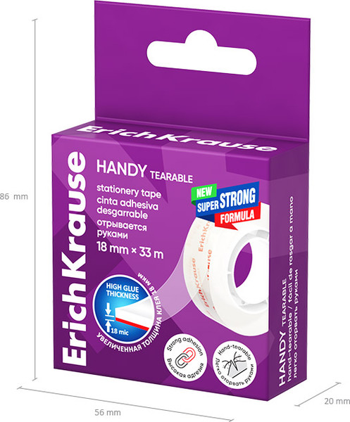 Изображение товара Скотч Erich Krause Handy Tearable / 58737