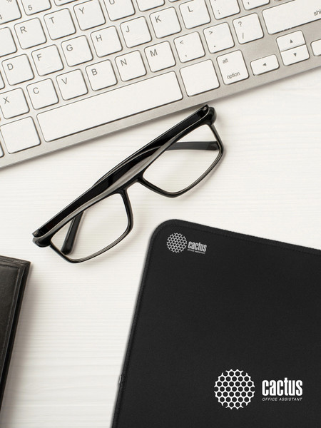 Изображение товара Коврик для мыши Cactus Black CS-MPC-D01M