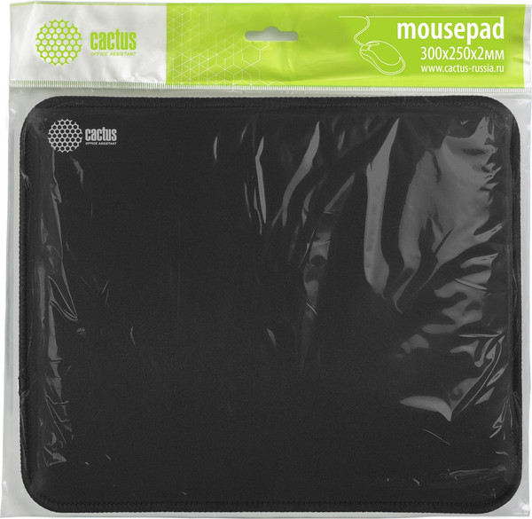 Изображение товара Коврик для мыши Cactus Black CS-MPC-D01M