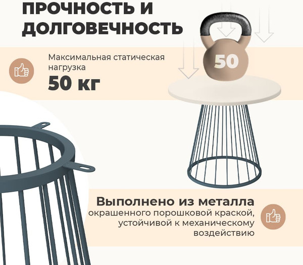 Изображение товара Подстолье Sheffilton SHT-TU85 (антрацит/металл)