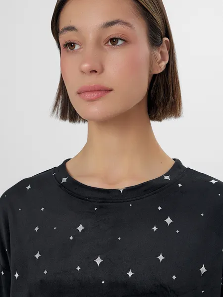 Изображение товара Пижама Mark Formelle 592618 (р.164/170-100-106, звезды на черном)