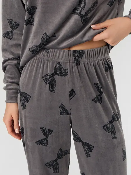 Изображение товара Пижама Mark Formelle 592618 (р.164/170-88-94, бантики на сером)