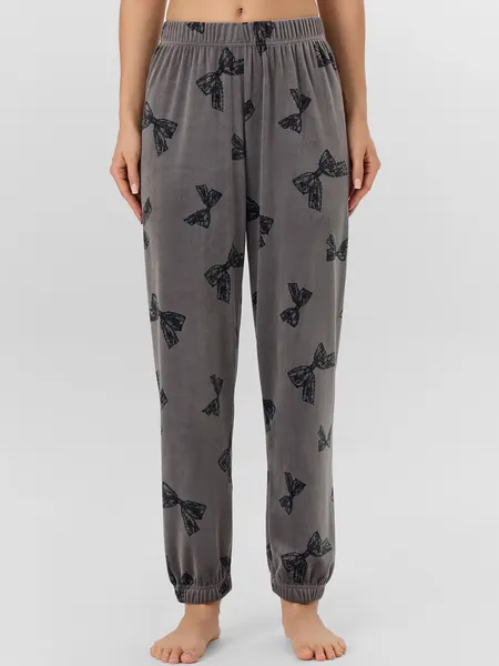 Изображение товара Пижама Mark Formelle 592618 (р.164/170-104-110, бантики на сером)