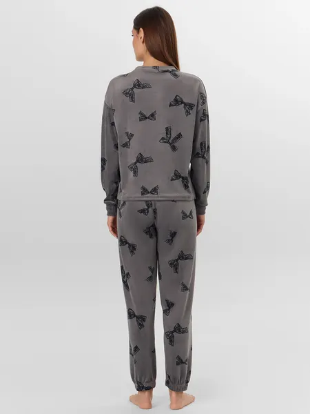 Изображение товара Пижама Mark Formelle 592618 (р.164/170-108-114, бантики на сером)