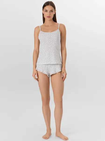 Изображение товара Пижама Mark Formelle 592589 (р.164/170-92-98, леопард на белом)