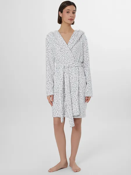 Изображение товара Халат Mark Formelle 552278 (р.164/170-88-94, леопард на белом)