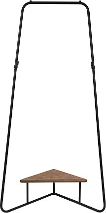 Изображение товара Вешалка для одежды Ника ВС3/Ч (матовый черный/дуб антик фристайл)