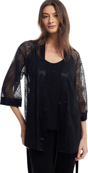 Изображение товара Кофта пижамная Milavitsa 9409 (р.170/176-96-102, черный)