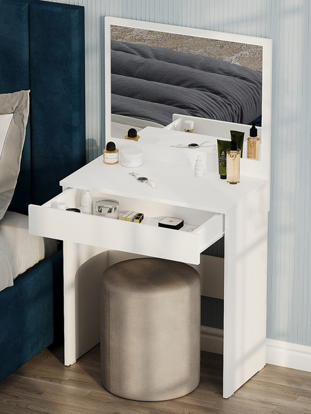 Изображение товара Туалетный столик Сокол-Мебель СТМ-1201 (белый)