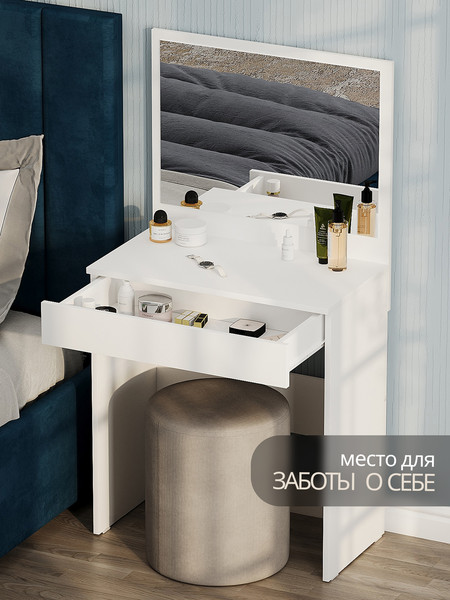 Изображение товара Туалетный столик Сокол-Мебель СТМ-1201 (белый)