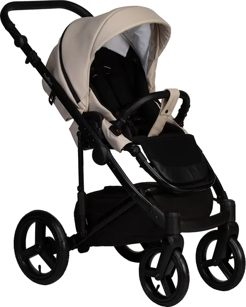 Изображение товара Детская универсальная коляска INDIGO Lamar 2в1 La 02 (светло-бежевая кожа)
