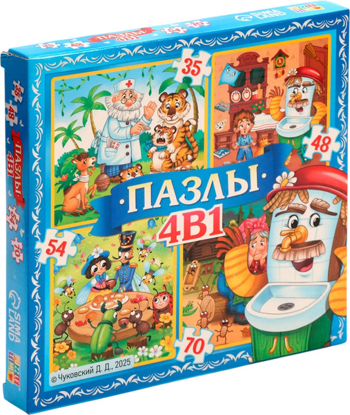 Изображение товара Набор пазлов Puzzle Time Сказки Корнея Чуковского / 10884339