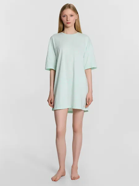 Изображение товара Сорочка Mark Formelle 512079 (р.164/170-88-94, сердечки на светлой мяте)