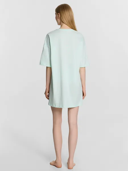 Изображение товара Сорочка Mark Formelle 512079 (р.164/170-92-98, сердечки на светлой мяте)