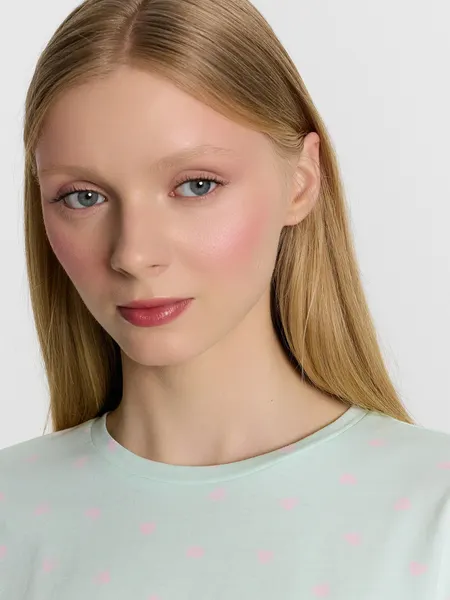 Изображение товара Сорочка Mark Formelle 512079 (р.164/170-92-98, сердечки на светлой мяте)