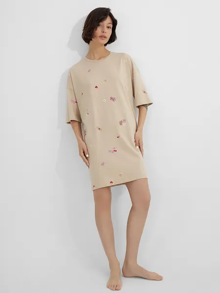 Изображение товара Сорочка Mark Formelle 512079 (р.164/170-84-90, собачки на песочном)