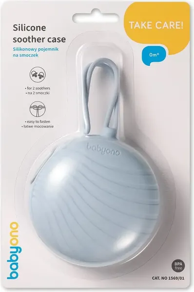 Изображение товара Контейнер для пустышки BabyOno 1569/01 (голубой)