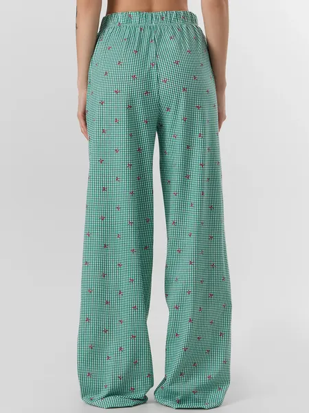 Изображение товара Штаны домашние Mark Formelle 532524-1 (р.164/170-110, зеленая клетка виши/декор)